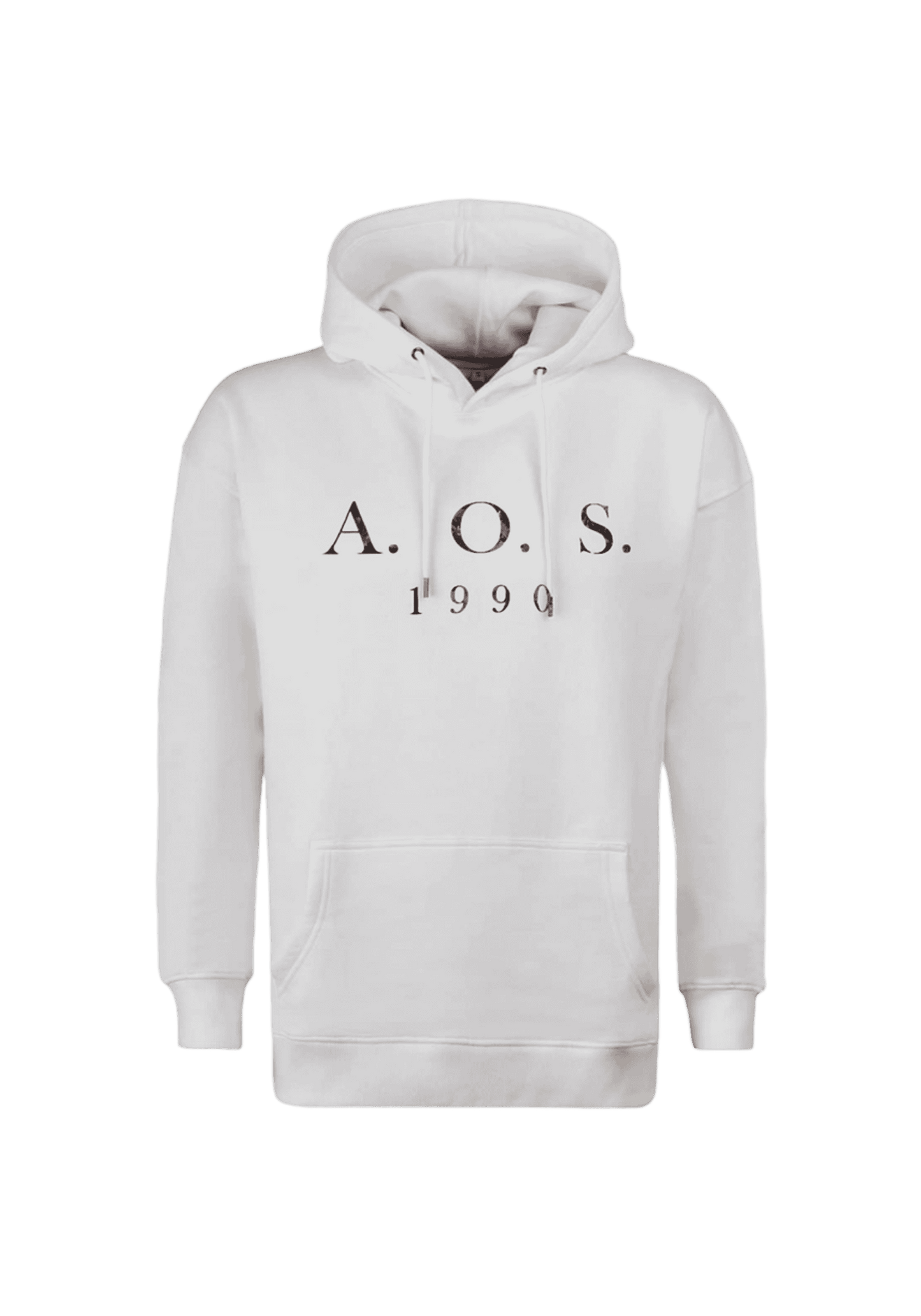 White Mist Flower Unisex Oversized Hoodie