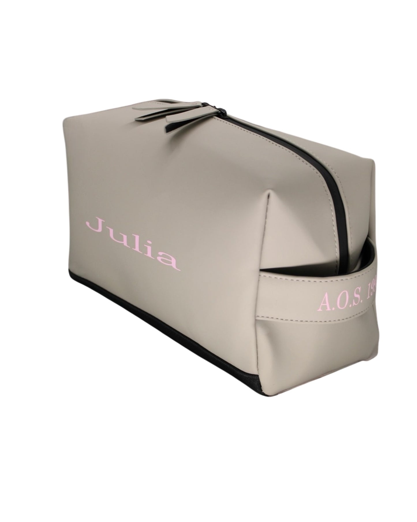 Personalisierte Kulturtasche mit Wunschtext