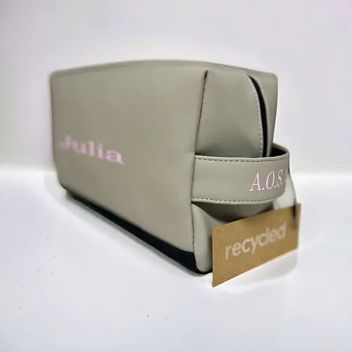 Personalisierte Kulturtasche mit Wunschtext