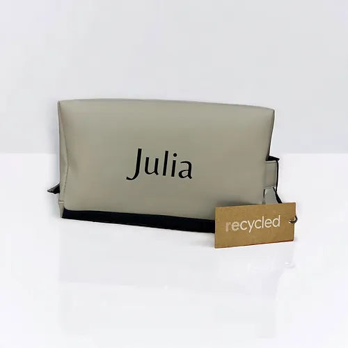 Personalisierte Kulturtasche mit Wunschtext