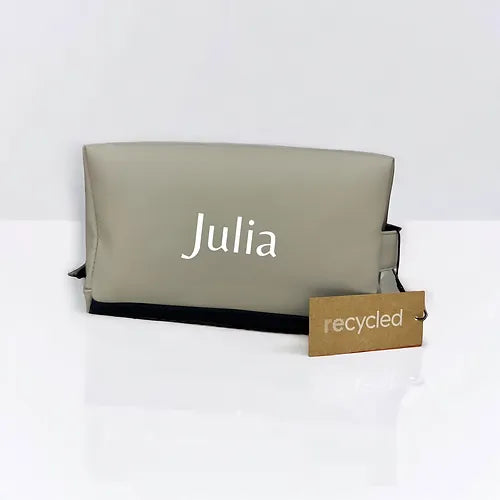 Personalisierte Kulturtasche mit Wunschtext